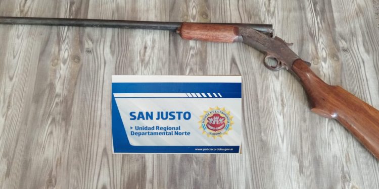 El Arañado: secuestraron una escopeta en una vivienda de calle Córdoba