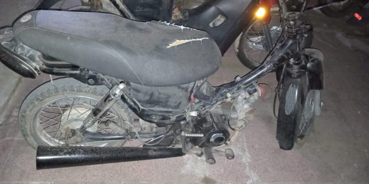 Encontraron en Pozo del Molle una moto que fue robada en nuestra ciudad