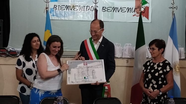 LLegó a Las Varillas una delegación de Cavour, a 25 años del hermanamiento con nuestra ciudad