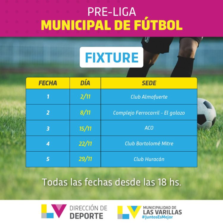 Presentación de la Pre-liga Municipal de Fútbol