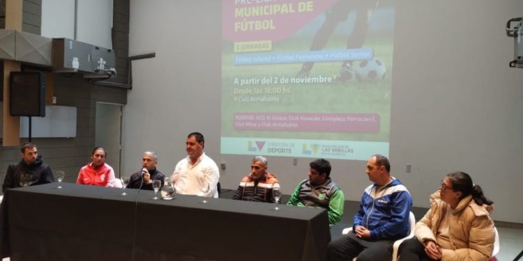 Comienzo de  la Pre Liga Municipal de Fútbol