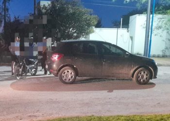 Una motociclista sufrió graves heridas en un accidente de tránsito