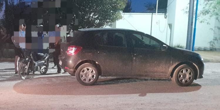 Una motociclista sufrió graves heridas en un accidente de tránsito