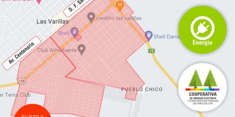 Corte de energía de 3 horas este domingo en el sudeste de la ciudad