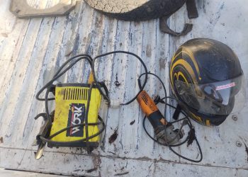 Encontraron en un baldio elementos robados