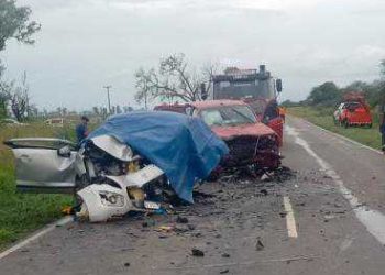 Cuatro muertos y tres heridos en un  choque registrado  en proximidades de Villa del Rosario