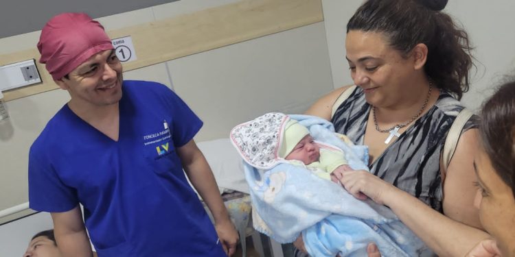 El primer bebé del año en Las Varillas nació en el Hospital Diego Montoya