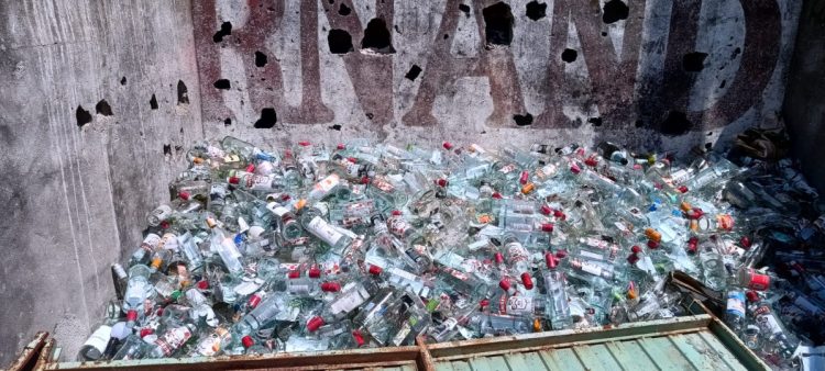 La planta municipal de reciclado recuperó 5.880 kg de vidrio