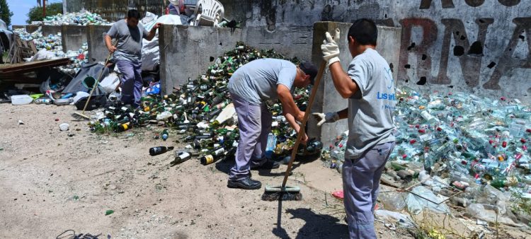 La planta municipal de reciclado recuperó 5.880 kg de vidrio