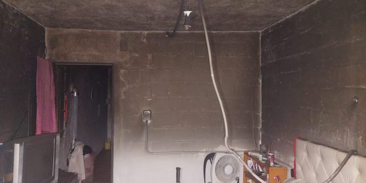 Se incendió una vivienda en El Arañado