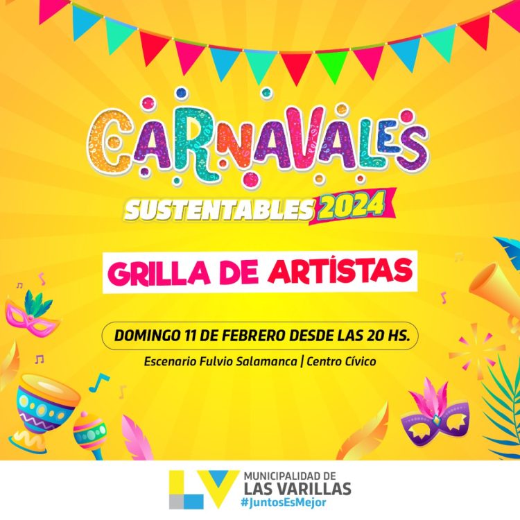Presentación de los Carnavales de Las Varillas