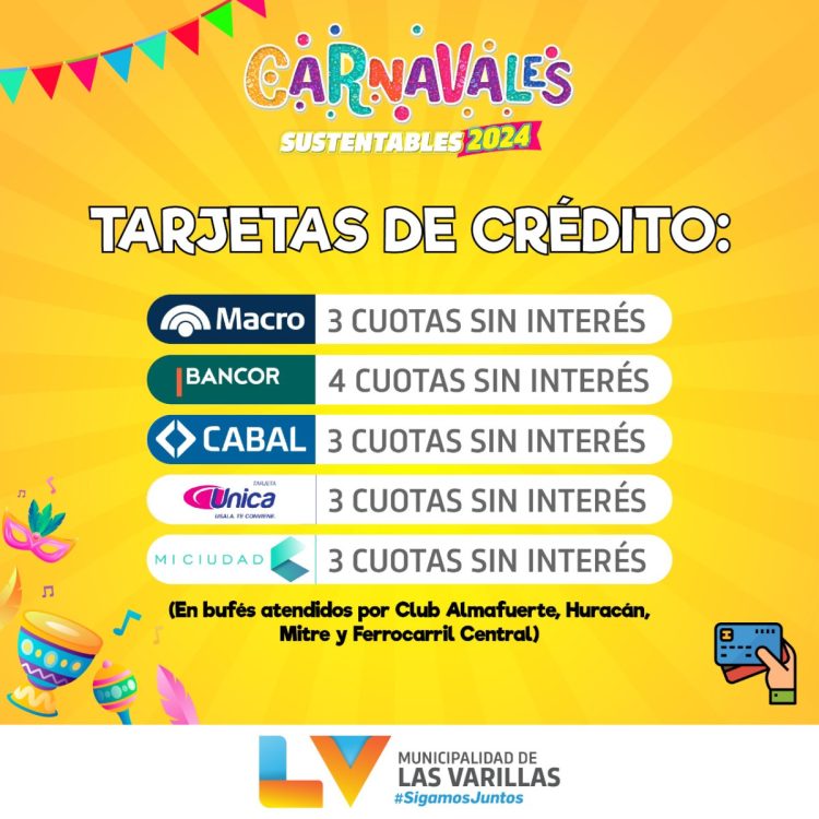 Presentación de los Carnavales de Las Varillas