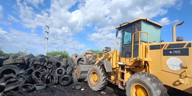 Recuperaron 6 toneladas de neumáticos en desuso