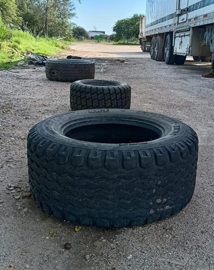Recuperaron 6 toneladas de neumáticos en desuso
