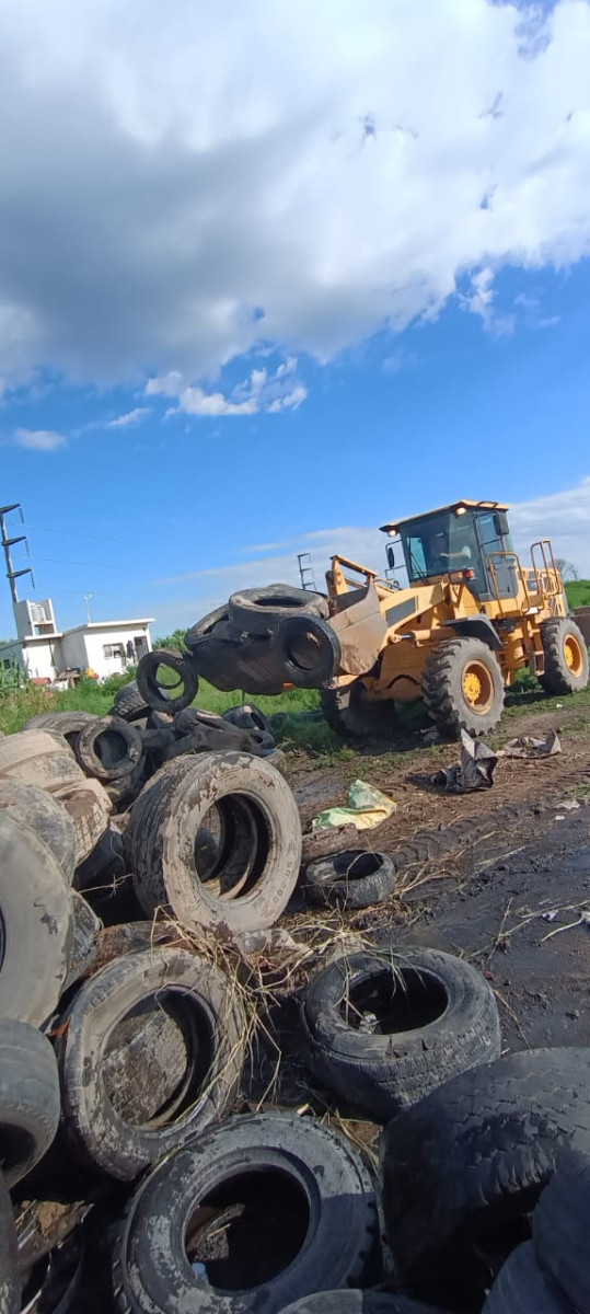 Recuperaron 6 toneladas de neumáticos en desuso