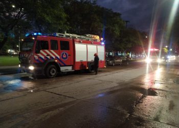 Principio de incendio rápidamente sofocado