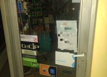 Detenido  por dañar la puerta de un comercio