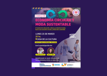 Reprogramaron charla de economía circular y moda sustentable