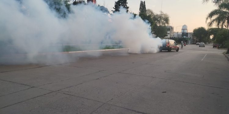 Nueva campaña de fumigación contra el dengue