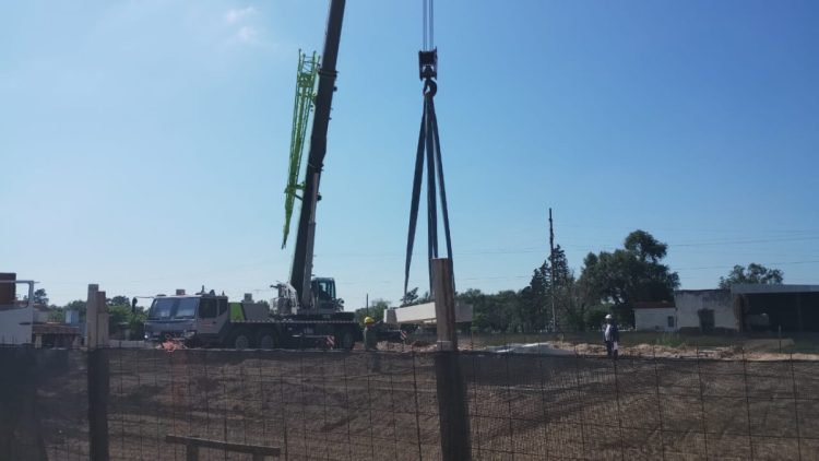 A fines de marzo  estaría techado el nuevo edificio de Tribunales de Las Varillas