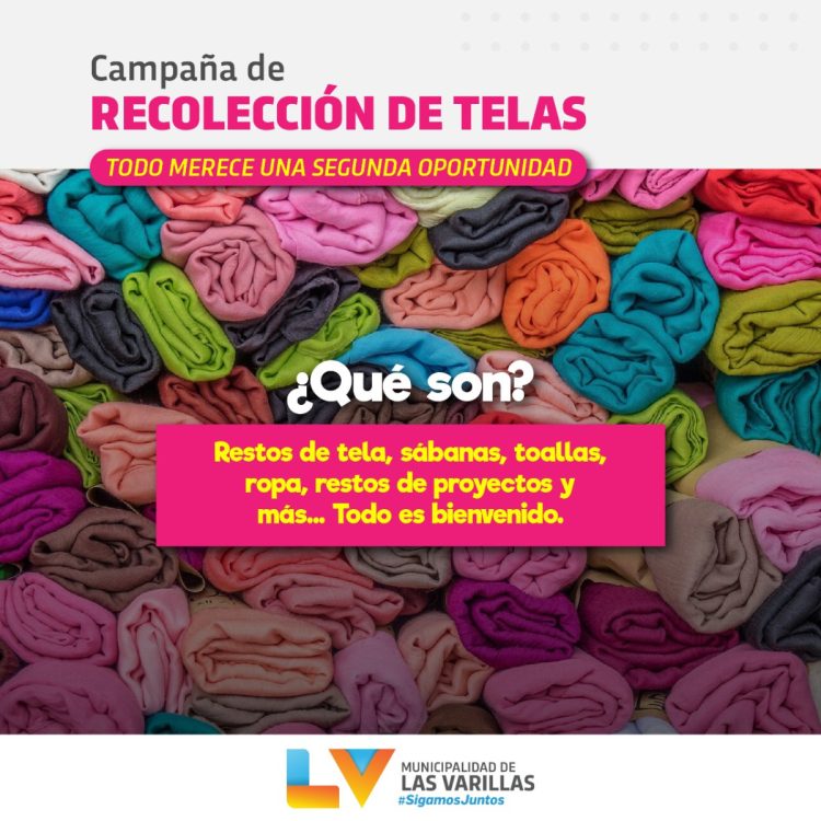 Comenzó  la campaña de recolección de telas