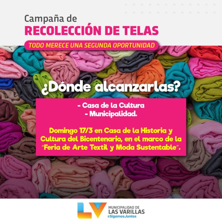 Comenzó  la campaña de recolección de telas