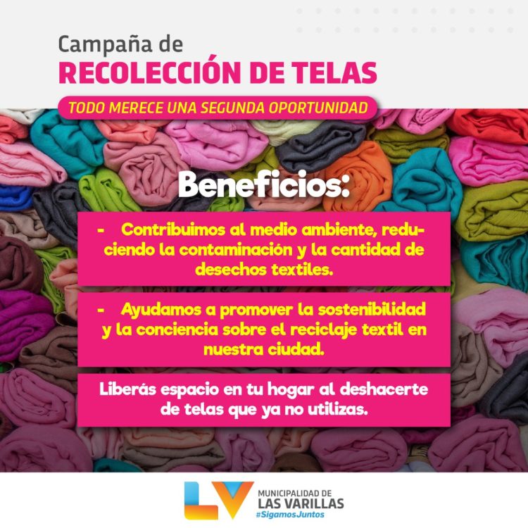 Comenzó  la campaña de recolección de telas