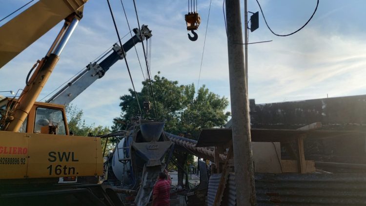 Accidente en obra construcción afectó servicios de la Cooperativa