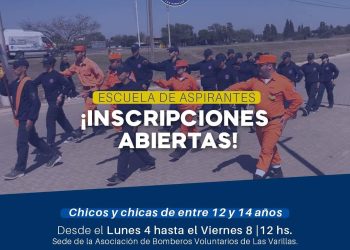 Programa de aspirantes menores de Bomberos Voluntarios