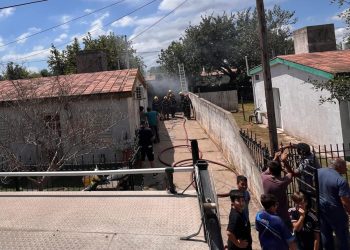 Incendio en una vivienda de El Arañado