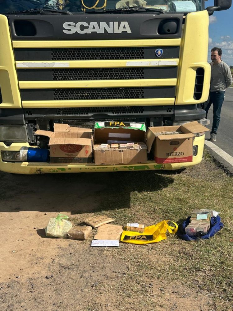 FPA secuestró 23 millones de pesos que eran trasladados por un camionero de Las Varillas por ruta nacional 158