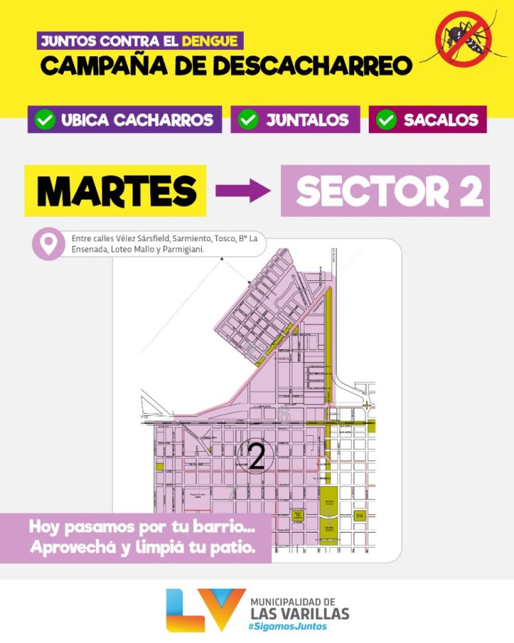 Continúa el recorrido de cuadrillas de la municipalidad para recoger desechos de patios