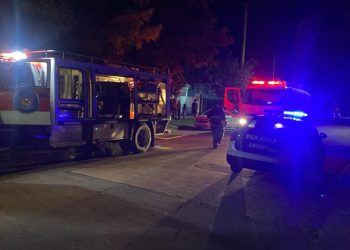 Extinguieron incendio en un  galpón