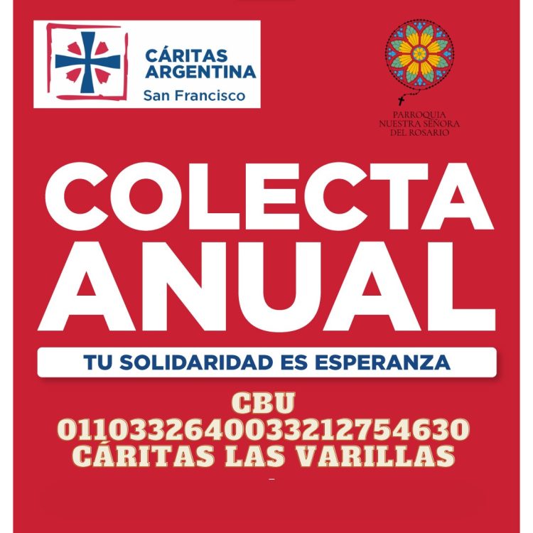 Este sábado comienza la colecta de Cáritas
