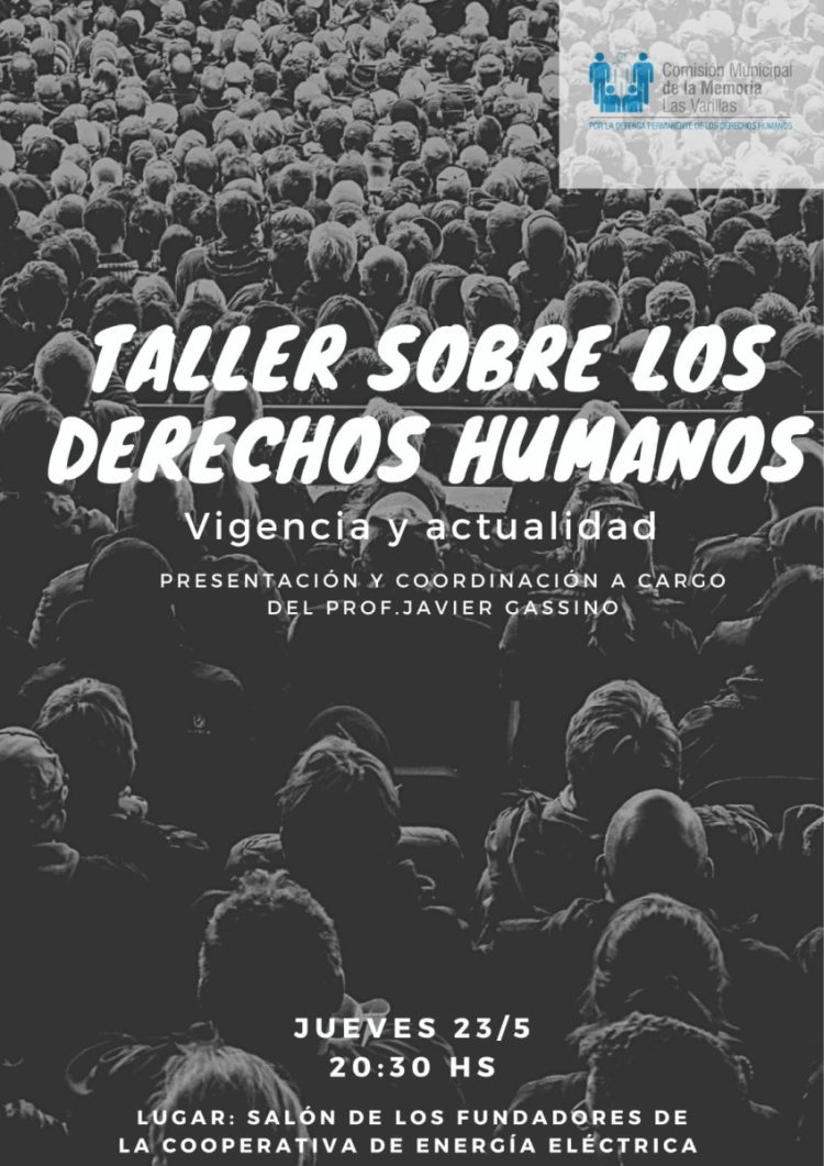 Organizan para  este jueves un  Taller sobre Derechos Humanos