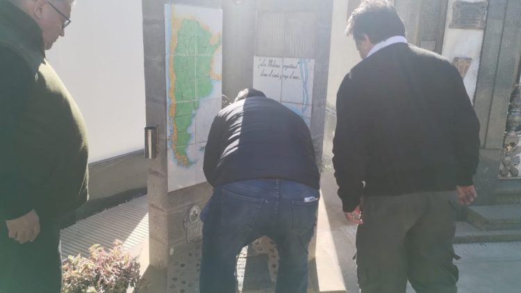 Homenaje en memoria del soldado Jorge Ludueña