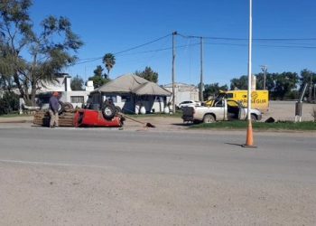 Accidente en Ruta 13, en el  ingreso este de la ciudad