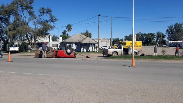 Accidente en Ruta 13, en el  ingreso este de la ciudad