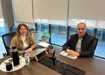 La Ministra Jure recibió al Intendente Mauro Daniele