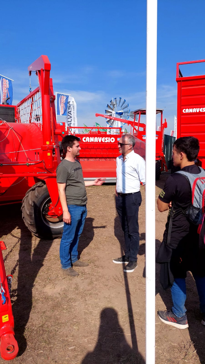 Daniele acompañó a empresas varillenses en Agroactiva 2024