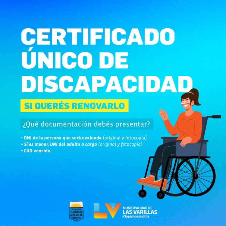 Operativo para tramitar certificados únicos de discapacidad