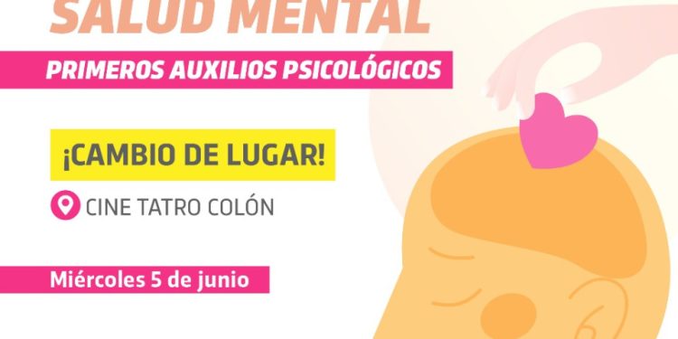 La capacitación sobre Salud Mental fue trasladada al  Cine Teatro Colón