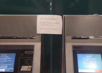 Por escasez de billetes de mil no hay dinero en los cajeros de Bancor