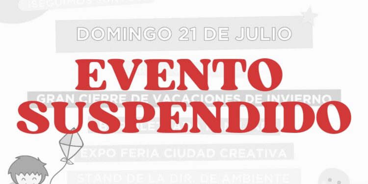 Mal tiempo: se suspende el cierre de vacaciones de invierno