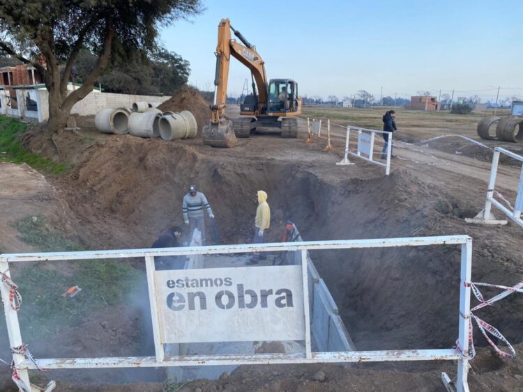 El municipio inició una  obra en Barrio del Bicentenario