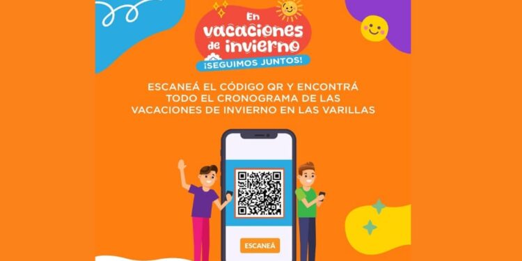 Presentación de la agenda de actividades para las vacaciones de invierno