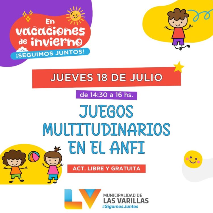 Presentación de la agenda de actividades para las vacaciones de invierno