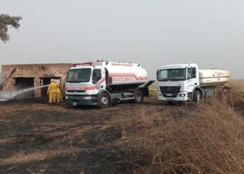 Incendio en zona rural demandó importante despliegue de bomberos