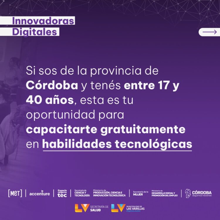 Innovadoras Digitales: capacitarán gratuitamente a mujeres. Enterate aquí cómo acceder