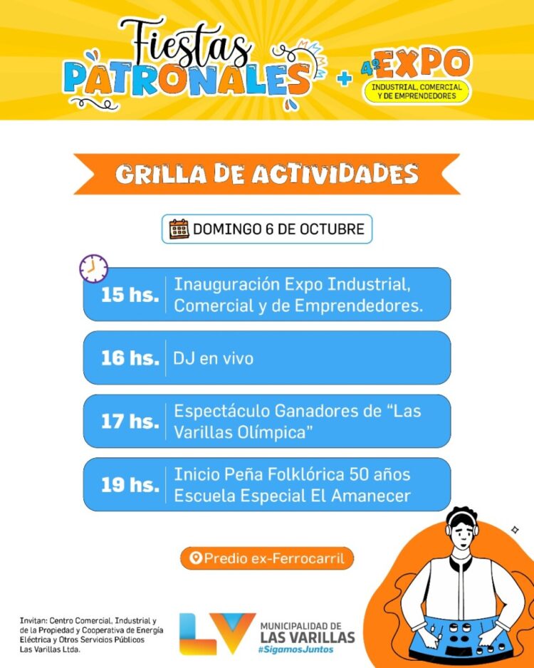 Presentación de actividades para la 25° edición de la Fiesta de las Colectividades y festejos patronales